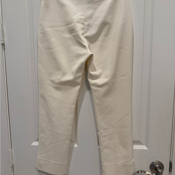 Karen Kane Cream side zip ankle pants, size 6 - Picture 2 of 5